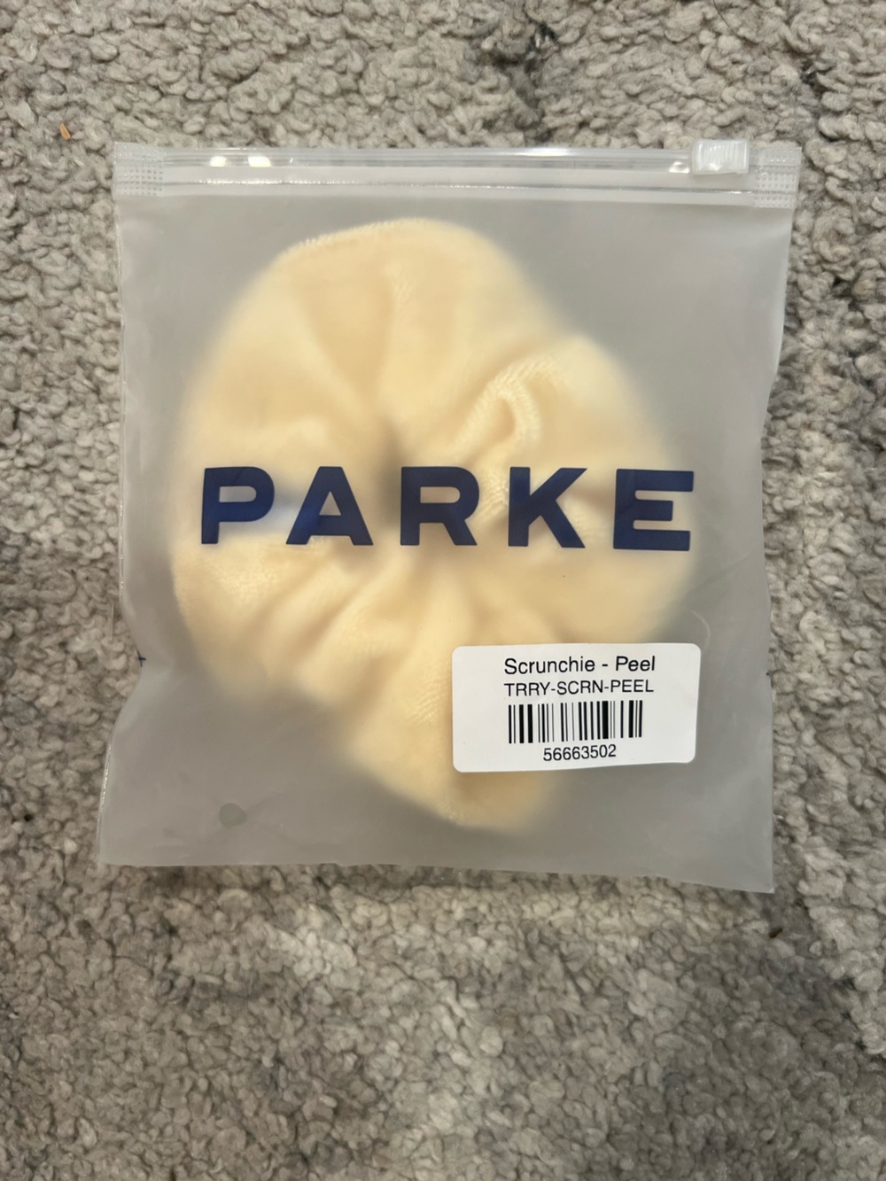 Parke Terry cloth scrunchie
